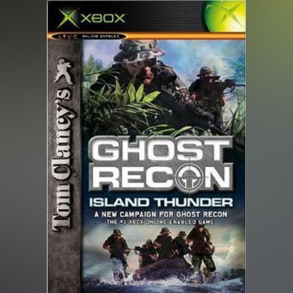 Ghost Recon Island Thunder 🔥 Original Microsoft Xbox 🎮 Vintage Video Games - Picture 1 of 2